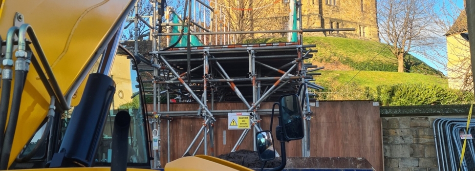 Progress at 11th Century Norman Chapel, Durham Castle