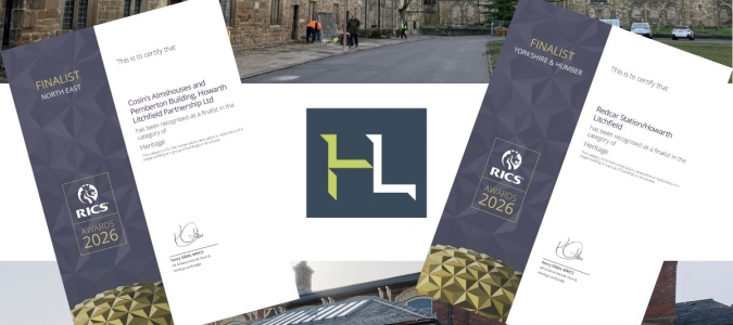 FINALISTS FOR HERITAGE AT THIS YEAR’S RICS AWARDS!