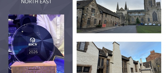 RICS NE HERITAGE AWARD WINNERS – COSIN’S ALMSHOUSES AND PEMBERTON BUILDING