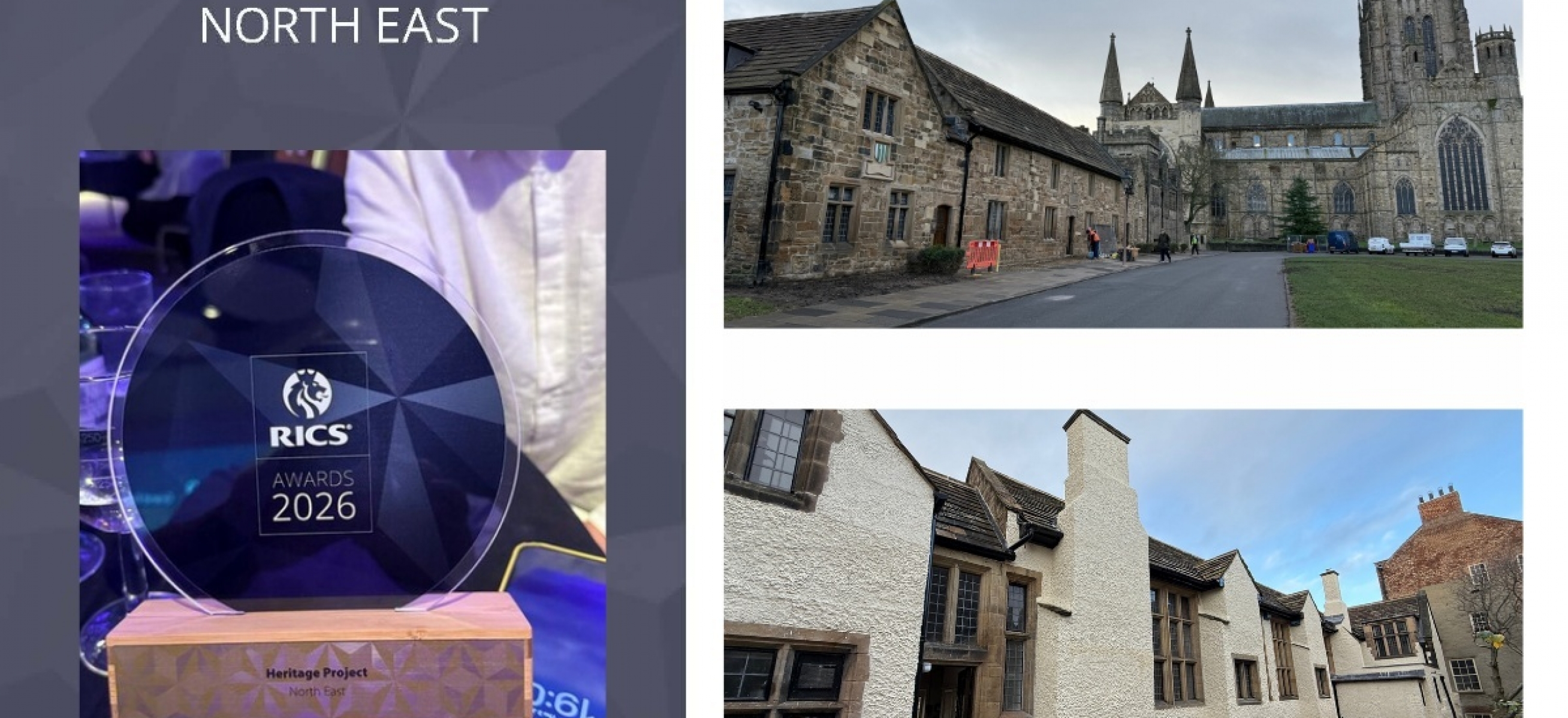 RICS NE HERITAGE AWARD WINNERS – COSIN’S ALMSHOUSES AND PEMBERTON BUILDING